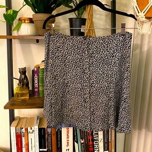 Floral mini skirt